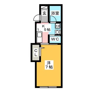 マ・メゾン【1階】の間取り