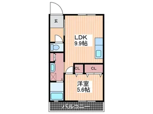 山田ビル【1階】の間取り