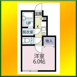 プランドール花小金井【1階】の間取り