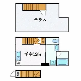 The Terrace新検見川【2階】の間取り