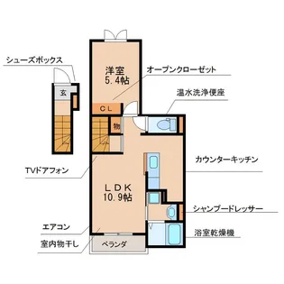 プレシャス蔵上IIの間取り