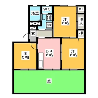 ポート未来 D棟【1階】の間取り