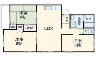 グランパル21 B【1階】の間取り
