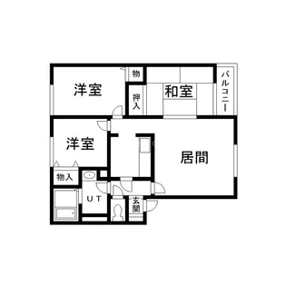 ハイセレール造道A【2階】の間取り