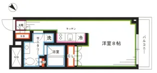 コンフォリア中野【2階】の間取り