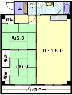 横田ビル【2階】の間取り