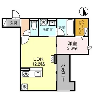 D-GLANZ宿郷【2階】の間取り