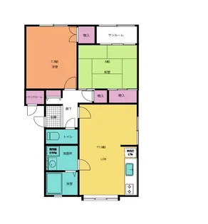 IRO-3【2階】の間取り