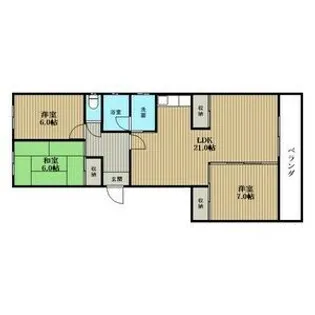 ルミエール春丘【3階】の間取り