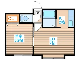 ドミトリーSK【2階】の間取り