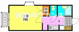メゾンマロニエ【2階】の間取り