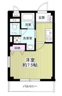 b’CASA川崎大師【1階】の間取り