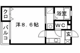 福岡県福岡市博多区昭南町1【アパート】の間取り