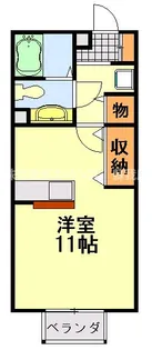 プレジールII【2階】の間取り