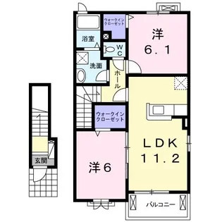 サンリット II【2階】の間取り