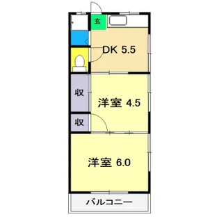 西泉荘【3階】の間取り