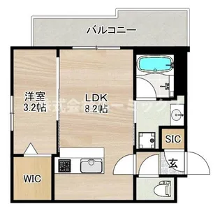 福岡県福岡市西区姪の浜4【マンション】の間取り