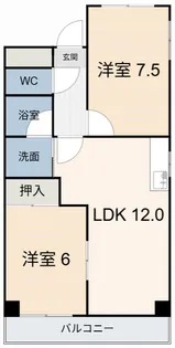 ファミールM【2階】の間取り