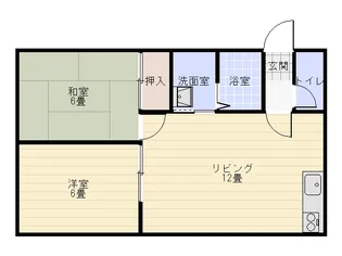 2-3ハイツ【1階】の間取り