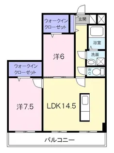 ル・クール【4階】の間取り