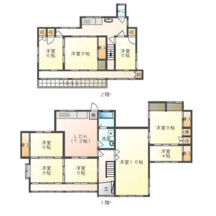 茨城県筑西市新治【一戸建】の間取り