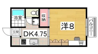 コーポ ローレル【2階】の間取り