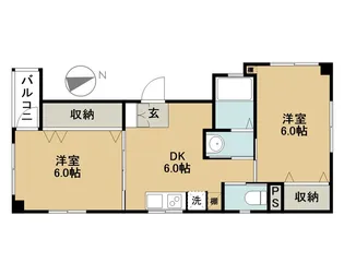 金井ビル【2階】の間取り