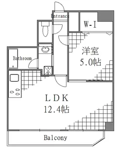 クオーレ浅草【2階】の間取り