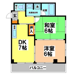 プラティーク三鷹【2階】の間取り
