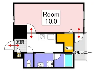Casa Felice(カーサフェリーチェ)【3階】の間取り