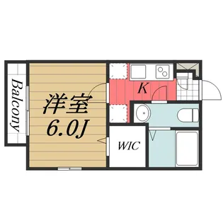 千葉県千葉市中央区白旗2【アパート】の間取り