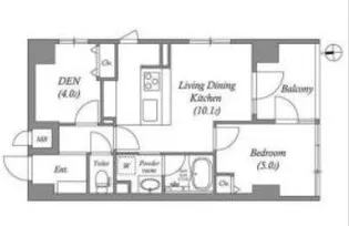 MSR京都二条城【3階】の間取り