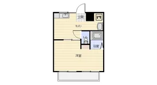 コーポ永松【1階】の間取り