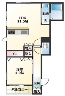 Advanced liFe府中【3階】の間取り