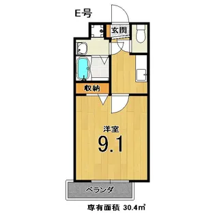 メゾン・ハーモニー【1階】の間取り