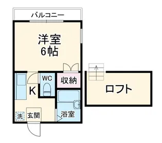 クレドメゾン神大前【2階】の間取り