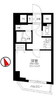 東京都新宿区西早稲田3【マンション】の間取り