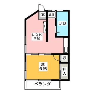 ヒルハイツモトマチ【2階】の間取り