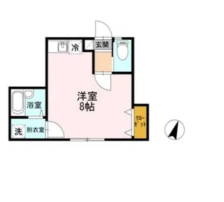 サニーハウス羽根木【2階】の間取り