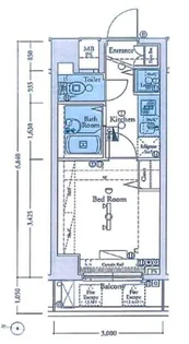 ブライズ中野新橋【4階】の間取り