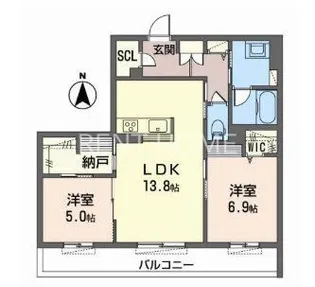 Plana Bene【3階】の間取り