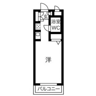 セザール南大井【4階】の間取り