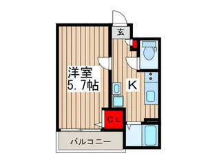 リブコンフォート【2階】の間取り