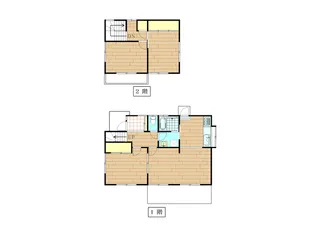 千葉県君津市君津台2【一戸建】の間取り