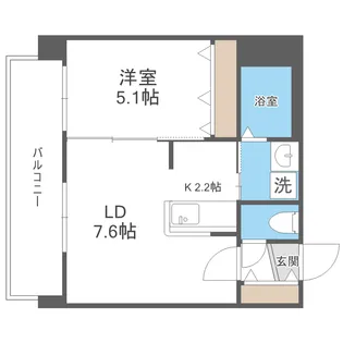 セブンスコートN14【2階】の間取り