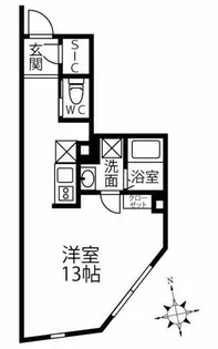 クリオ ラモード木場公園【1階】の間取り