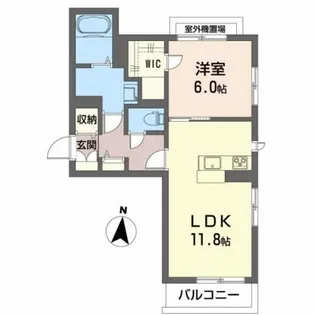 シャーメゾンベレオ 文【2階】の間取り