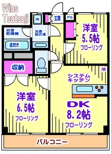 東京都調布市西つつじケ丘1【マンション】の間取り