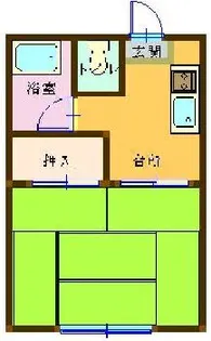 パル小松島【2階】の間取り