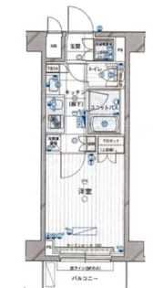 ルーブル川崎中丸子【2階】の間取り